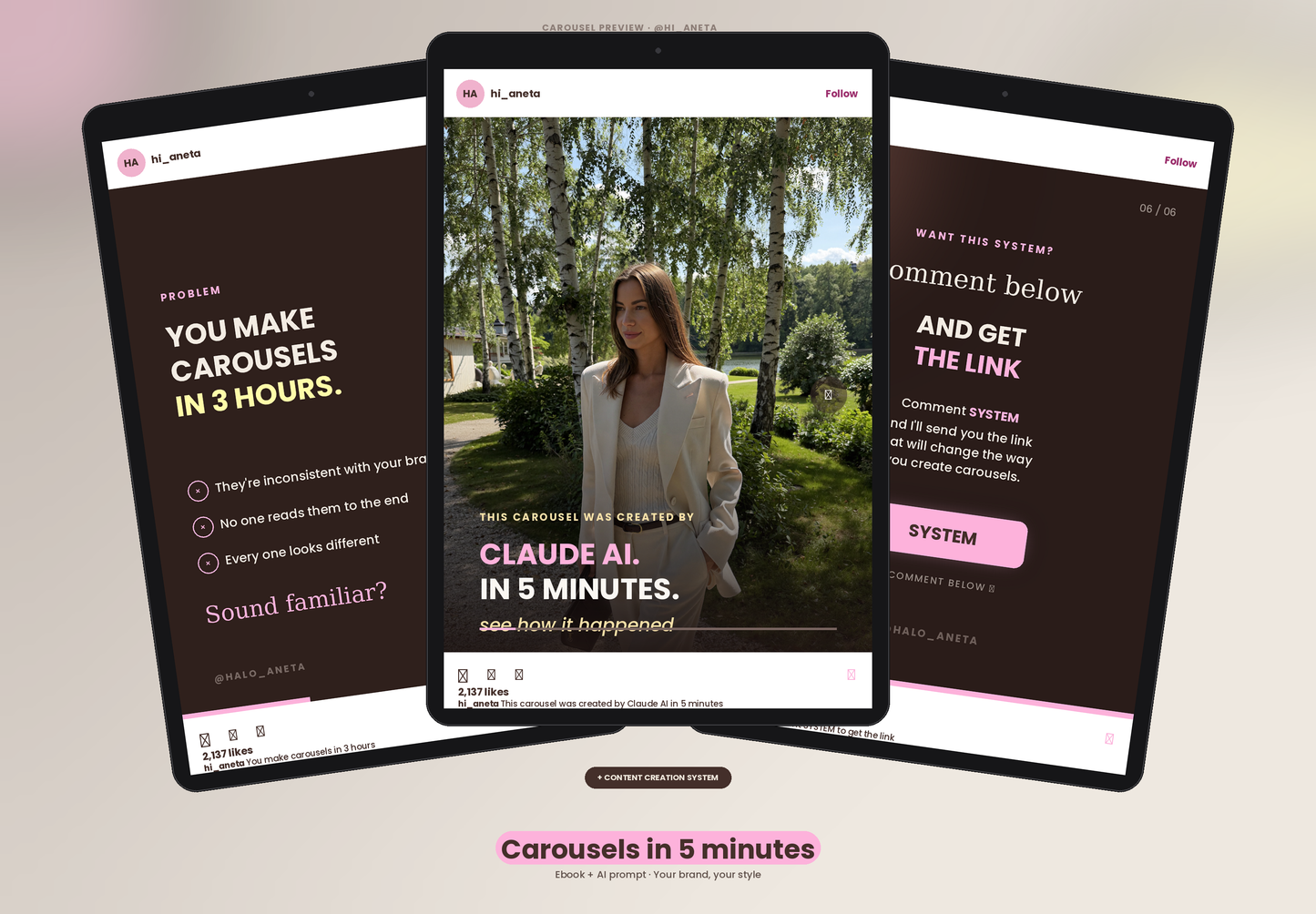 Claude AI Carousel System